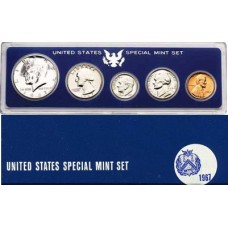 United States Mint UNC coinset 1967 P - special mintset